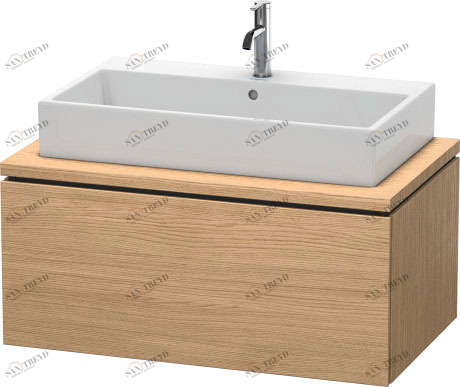LC581305252 Тумбочка для консоли L-Cube #LC5813 920 x 547 мм Европейский дуб, декор Duravit