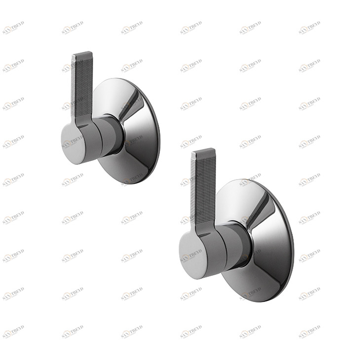 LUXE -   Комплект запорных клапанов 1/2 ”. Расход 59,94 л / мин. при 3 барах  Lignage NOKEN 100241756  CHROME 