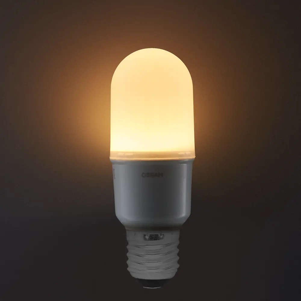 Лампа светодиодная Osram E27 10 Вт цилиндр матовая 1050 лм тёплый белый свет 82610676 STLM-2053582  - Вид №1