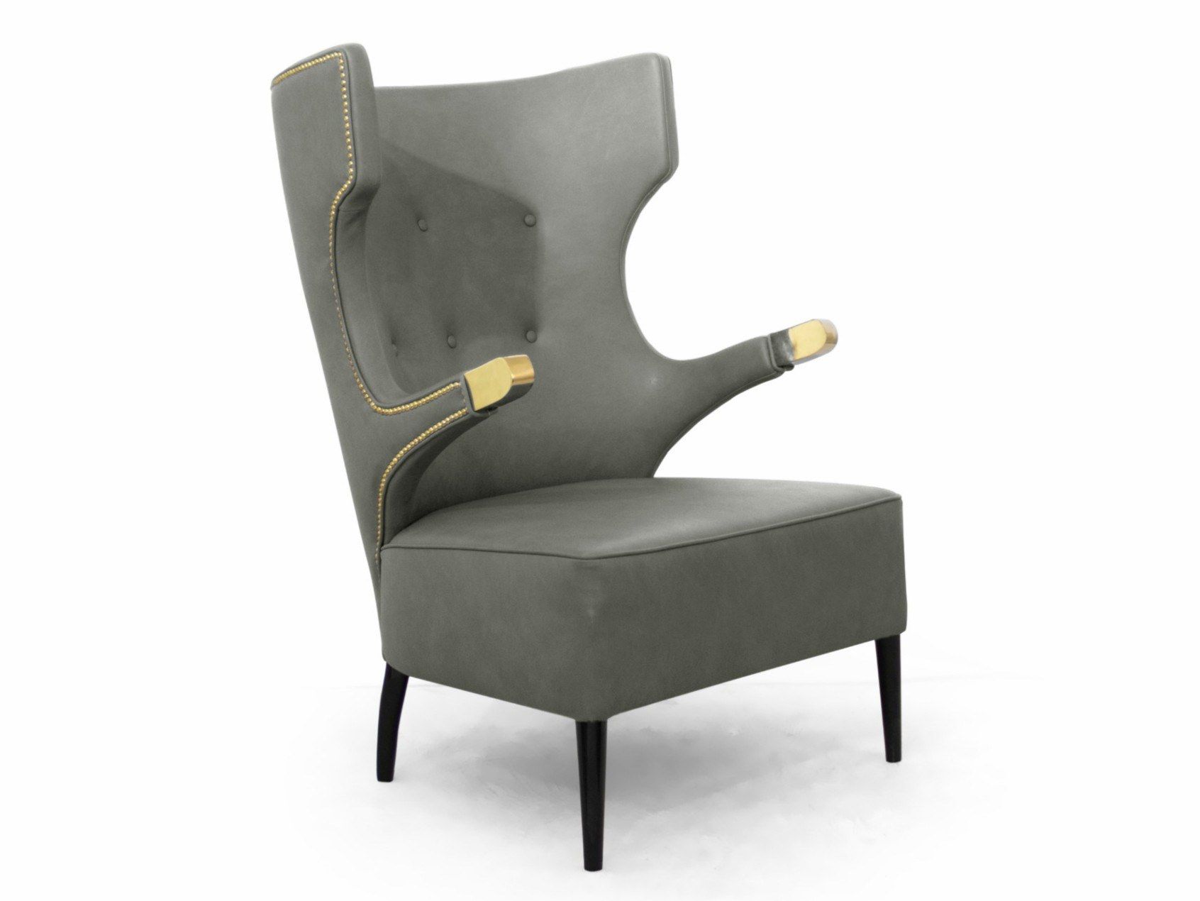 Кожаное кресло с подлокотниками Brabbu Sika ARCH-00083228 - Вид №4