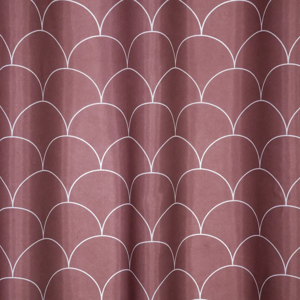 Штора для ванной Swensa Folly 180x200 см полиэстер цвет темно-коричневый 83860569 STLM-2137676 BSC-90 - Вид №2