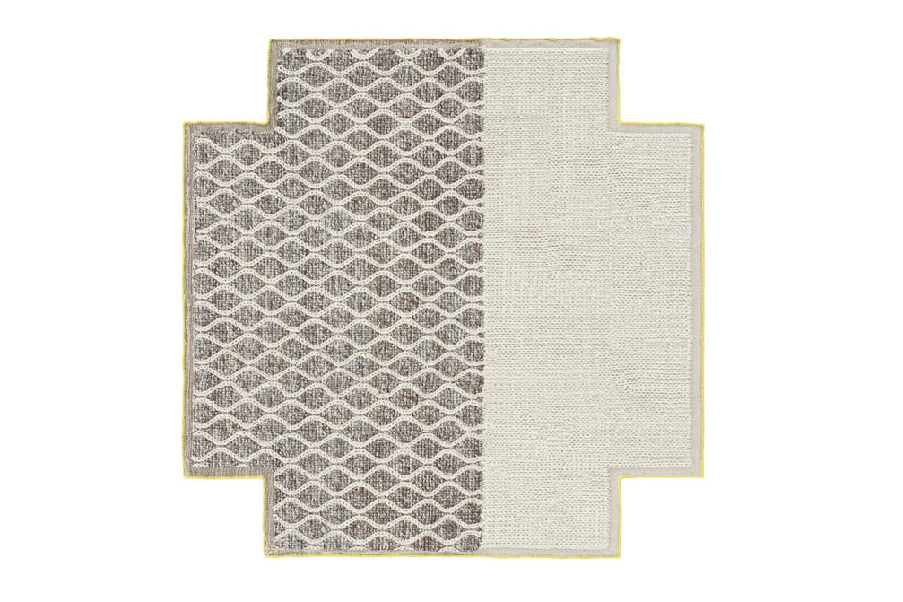 070818 Ковер Rhombus Ivory 260х260 GAN Mangas Space  - Вид №3