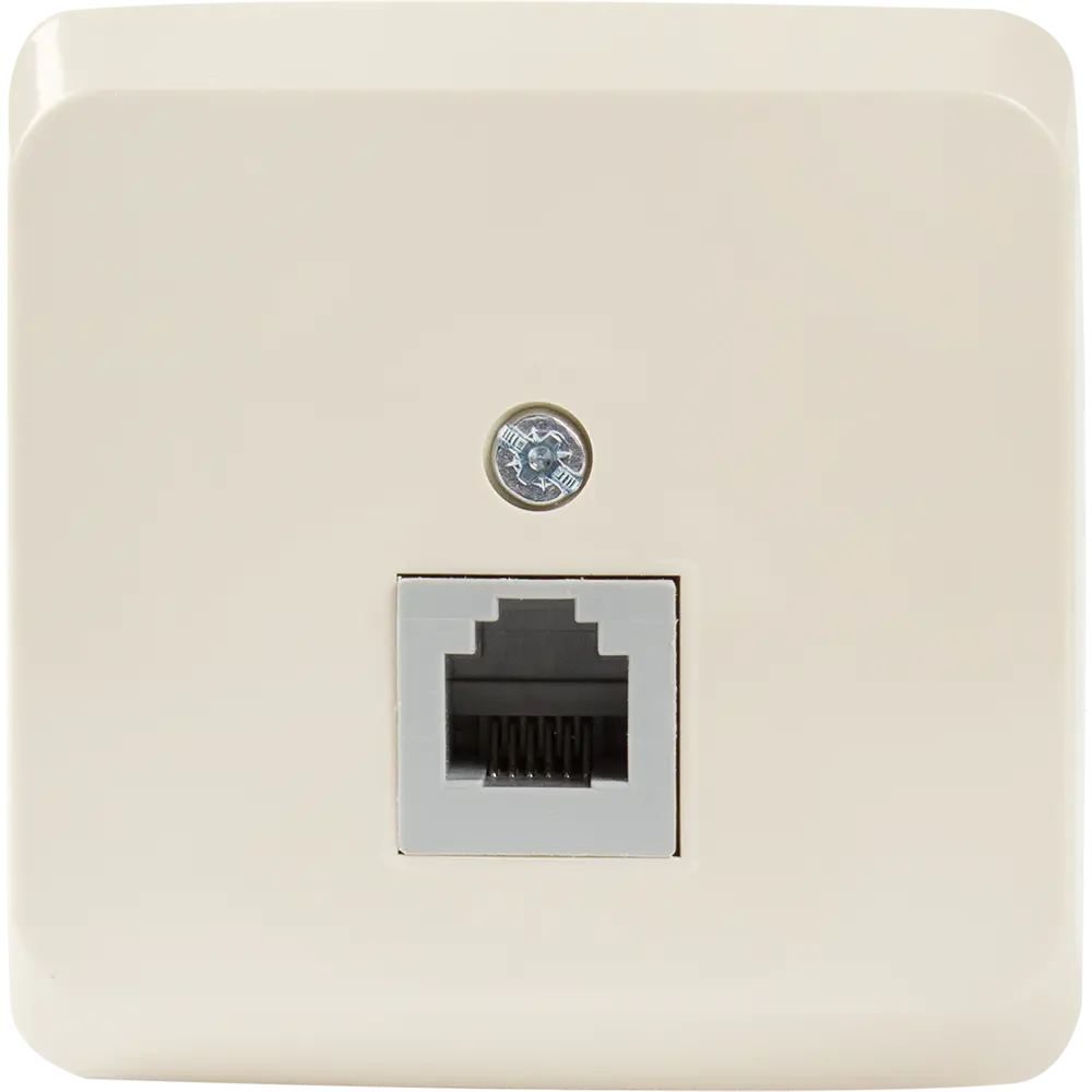 Телефонная розетка SYSTEME ELECTRIC Этюд для открытой установки 12511211 STLM-1116523