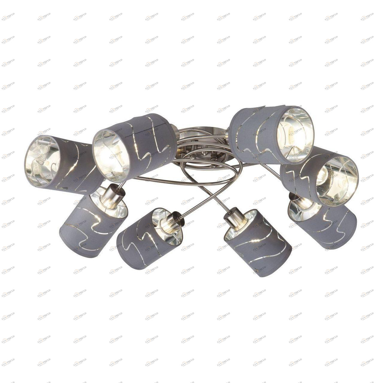 Потолочная люстра Freya Joell FR5001CL-08N FREYA JOELL 220253 Серый 