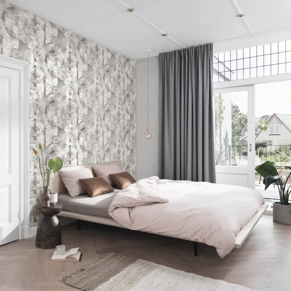 Обои флизелиновые Rasch Compos графитовые 1.06 м R973716 COMPOSITION STLM-2056394 - Вид №3