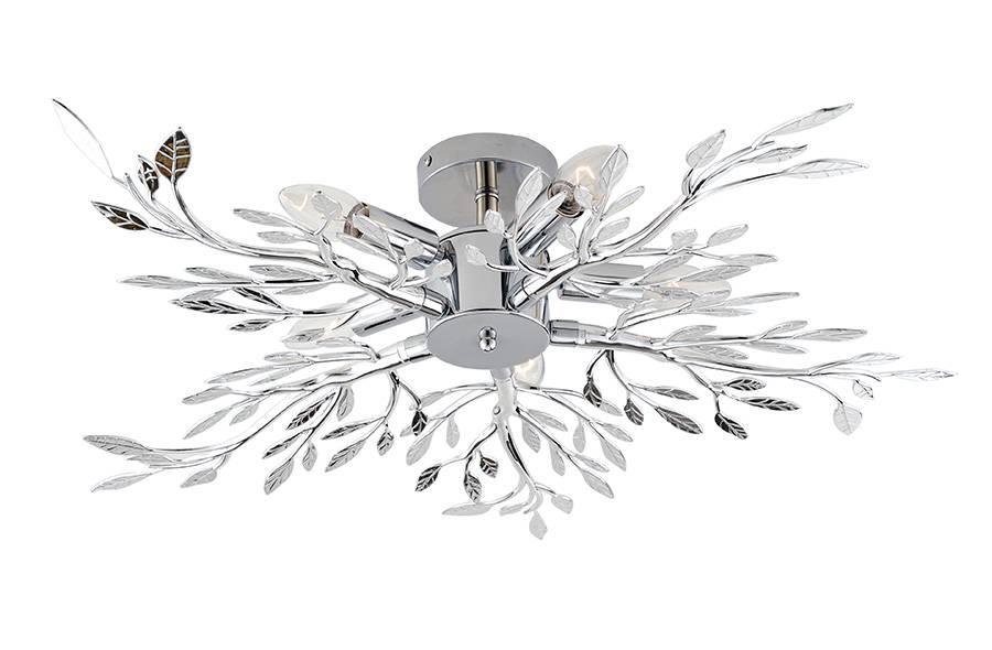 Потолочная люстра Globo Flash 68541-5 GLOBO FLASH 108788 Белый Ceramica Globo - Вид №1