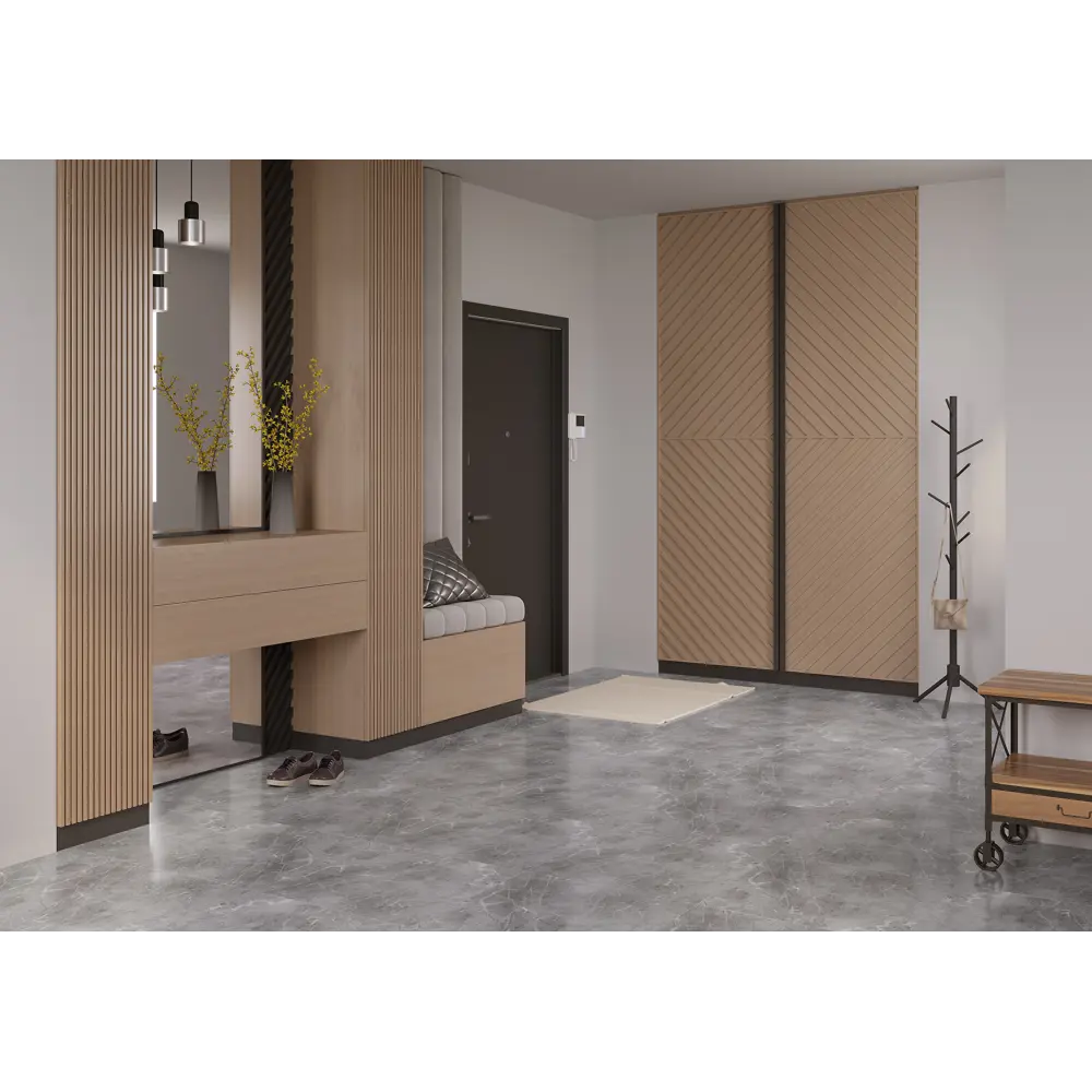 Керамогранит Grasaro Softmarble 60x60 см 1.44 м² лаппатированный цвет серый STLM-2066199 - Вид №5
