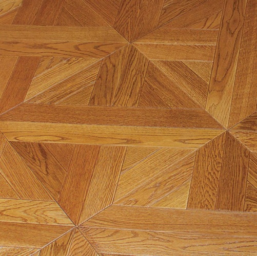 Модульный паркет Marco Ferutti Linea Linea Коньяк Дуб с брашью (Текстурированная) 405х405 мм 2600600028 - Вид №3