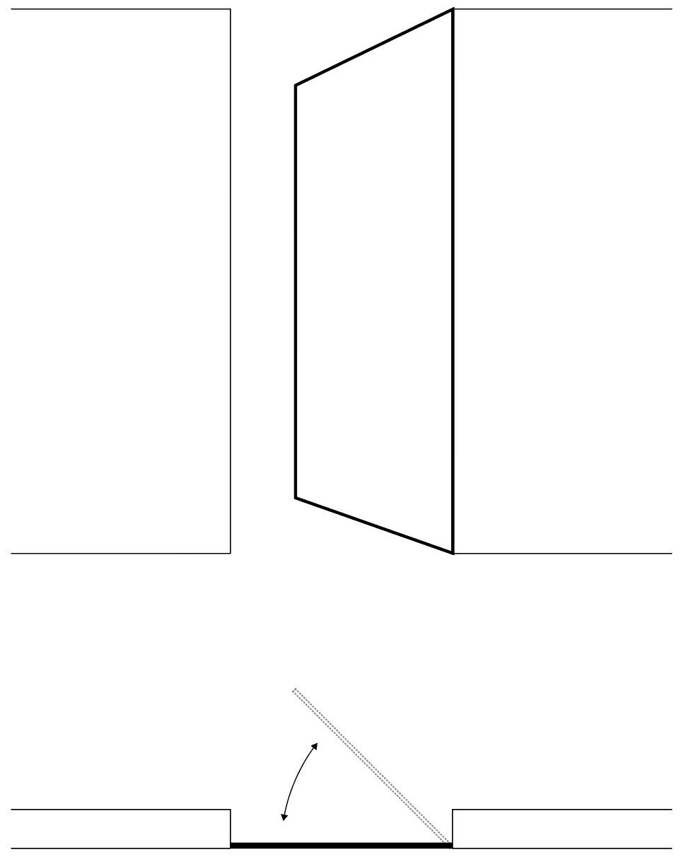 Стеклянная распашная дверь HenryGlass VITRA ARCH-00067721 - Вид №8