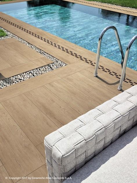 Atlas Concorde Наружный пол из керамогранита с имитацией дерева Nid sun-id-1418546 - Вид №3