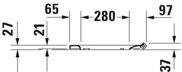 0020710000 Крышка сиденье для унитаза Duravit  - Вид №4