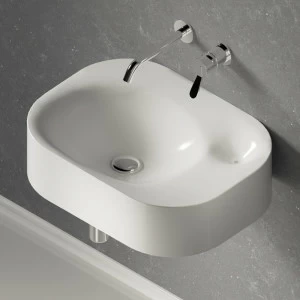 ACER0763M0ZZZ Подвесная раковина настенная овальная Agape  белая