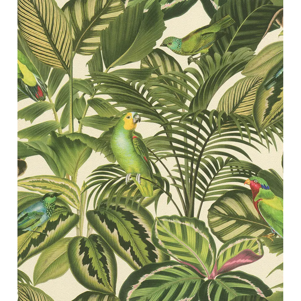 Обои флизелиновые Rasch Freundin зелёные 0.53 м 439533 STLM-2038096 - Вид №2