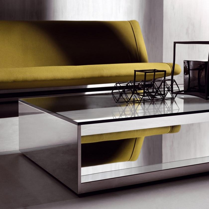ACERBIS Прямоугольный журнальный столик из нержавеющей стали и хрусталя sun-id-1503791 - Вид №1