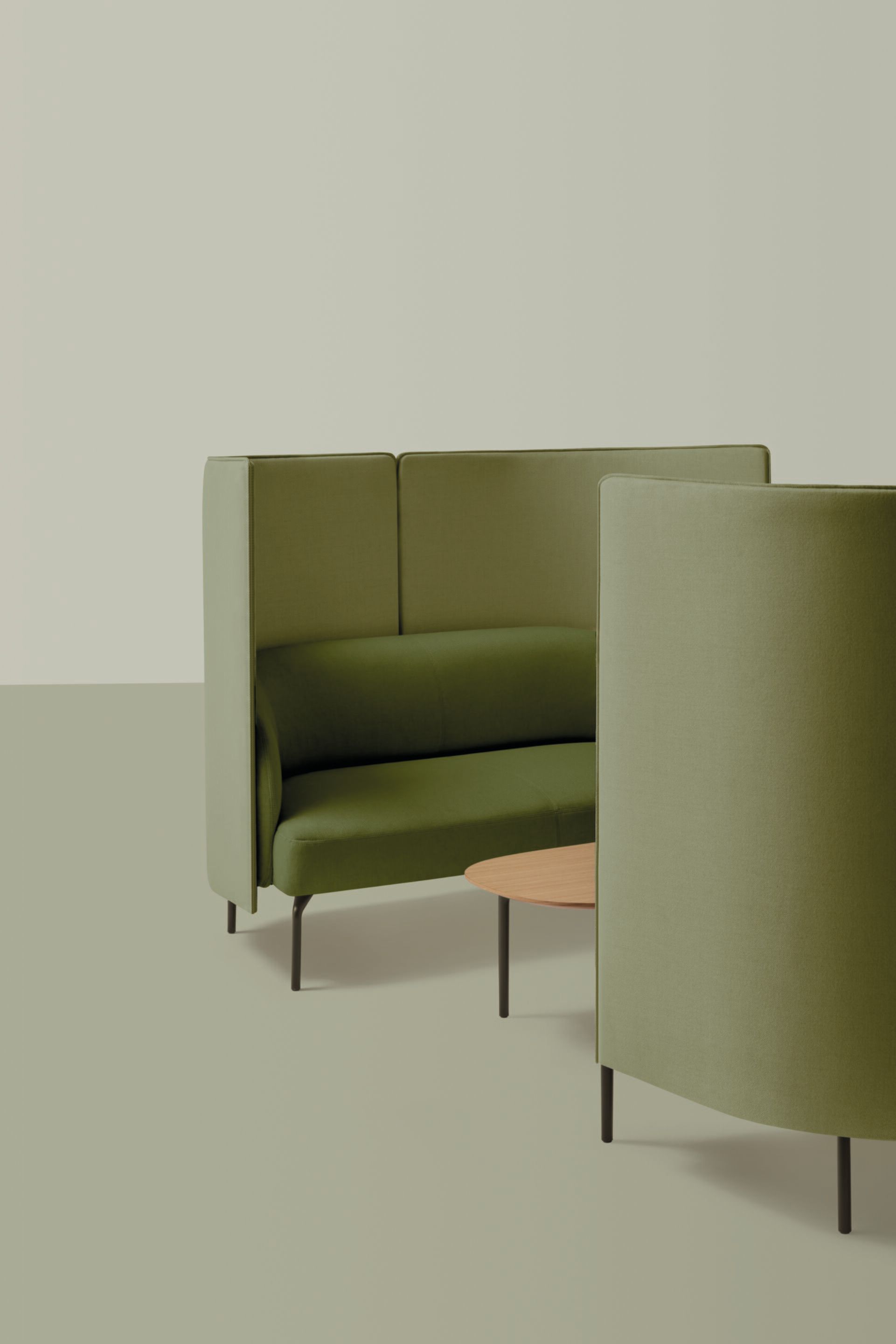 3-местный тканевый диван с высокой спинкой INCLASS Kern ARCH-00018338 - Вид №3