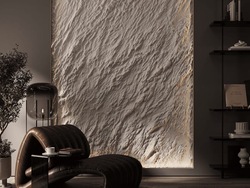 Трехмерная декоративная гипсовая панель WallDeco STONE ARCH-00137041