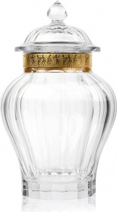 10555787 Moser Ваза с крышкой 33см "Венеция" Хрусталь бессвинцовый 