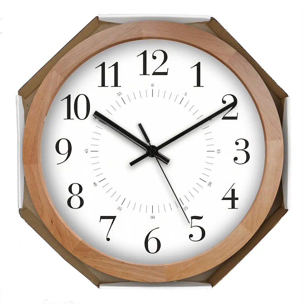 Настенные часы TROYKATIME Дерево с бесшумным механизмом 89358533 NATURE STLM-0834606 - Вид №3