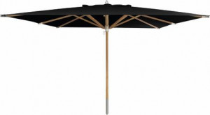 MNST1303 Зонтик teak центральный полюс teak 350x350 черный Manutti Umbrellas