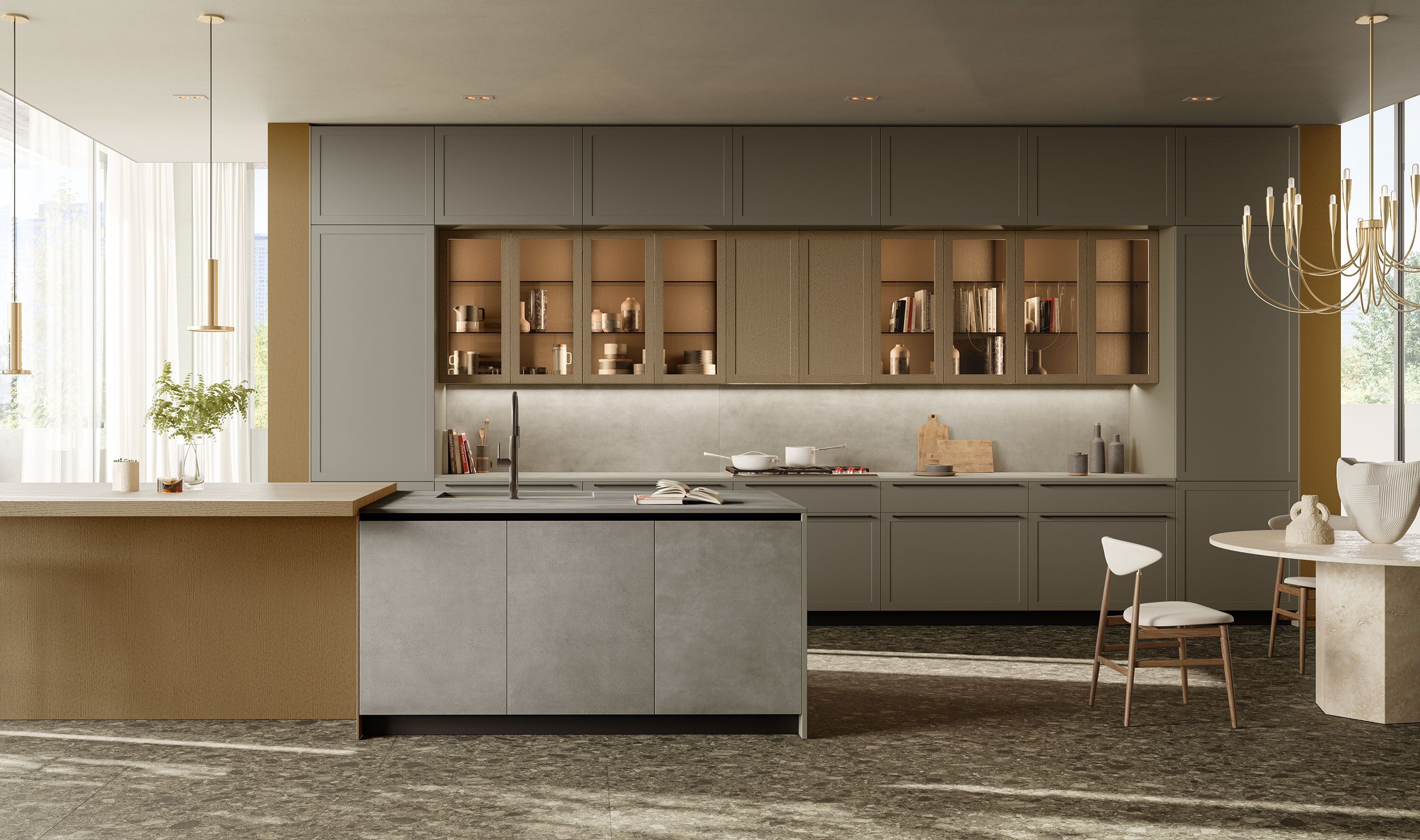 Кухня с островом Copatlife Life Projects ARCH-00043220 - Вид №8