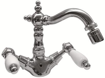 BLEU PROVENCE Смеситель для биде на одно отверстие из латуни с отдельными розетками Rubinetti per bidet Rb1053 - Вид №3