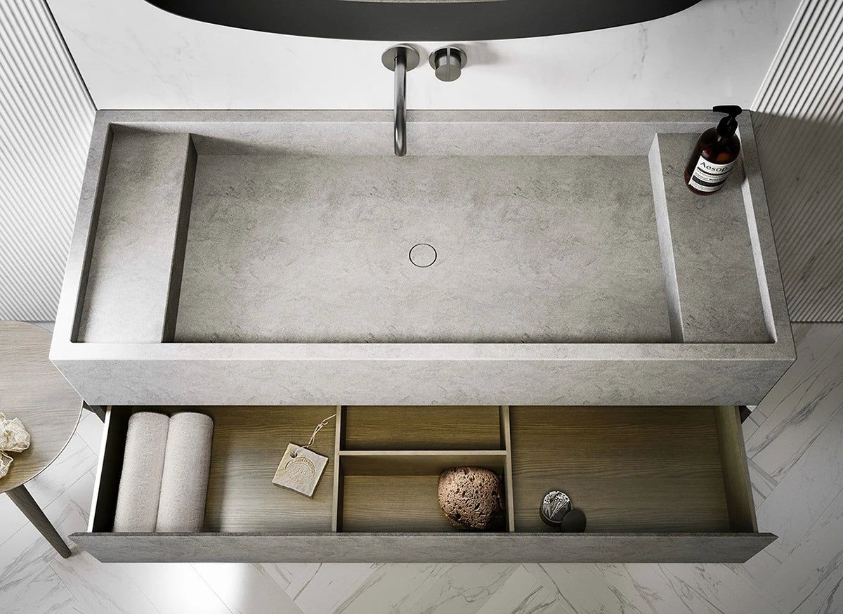 Подвесной шкаф для ванной комнаты с ящиками COCOON Piet Boon ARCH-00147311 - Вид №1