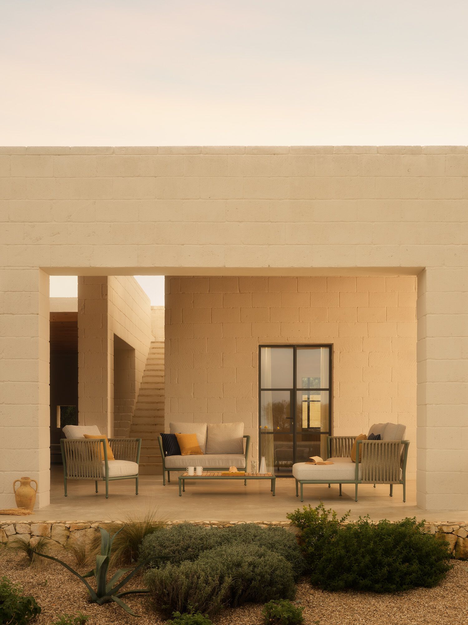 Алюминиевый и ТИК прямоугольный низкий журнальный столик Unopiù Treble ARCH-00097840 - Вид №7