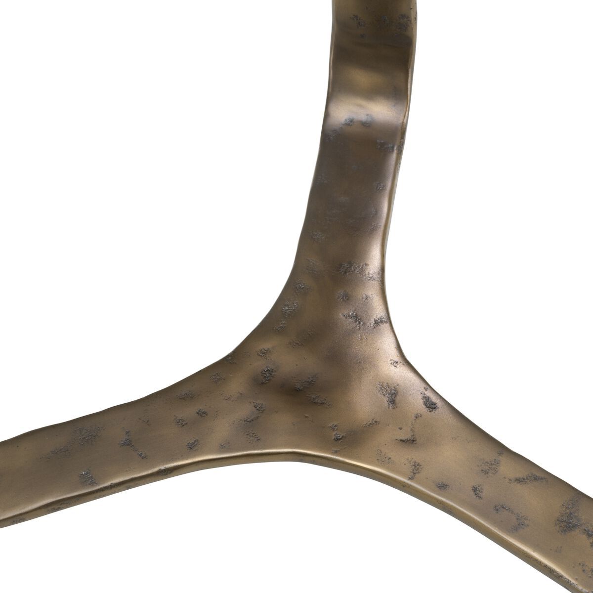 Круглый стеклянный и металлический журнальный столик Eichholtz Cambronne ARCH-00017343 - Вид №4