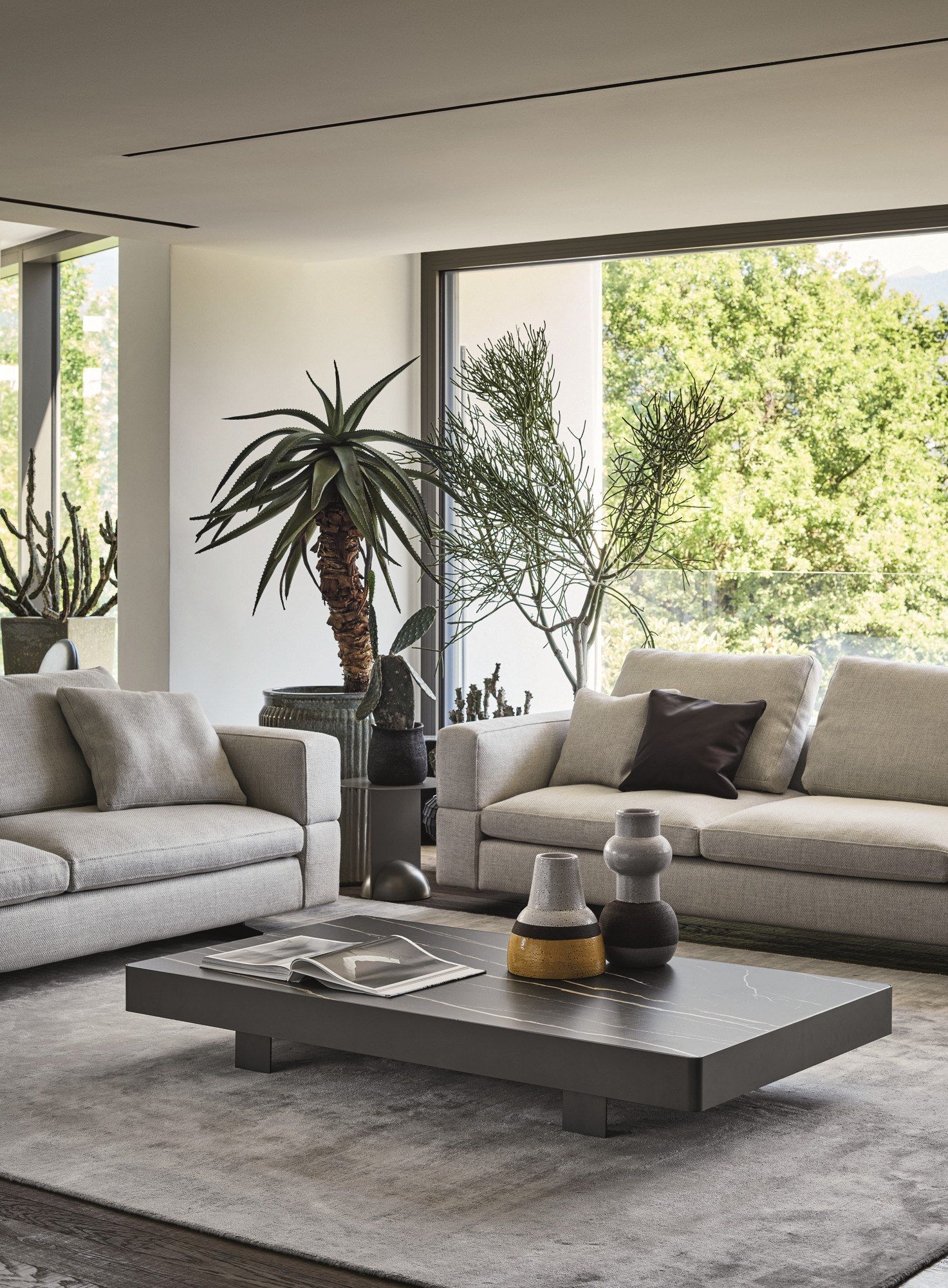 Керамический прямоугольный низкий журнальный столик BONALDO JAZZ ARCH-00089841 - Вид №3