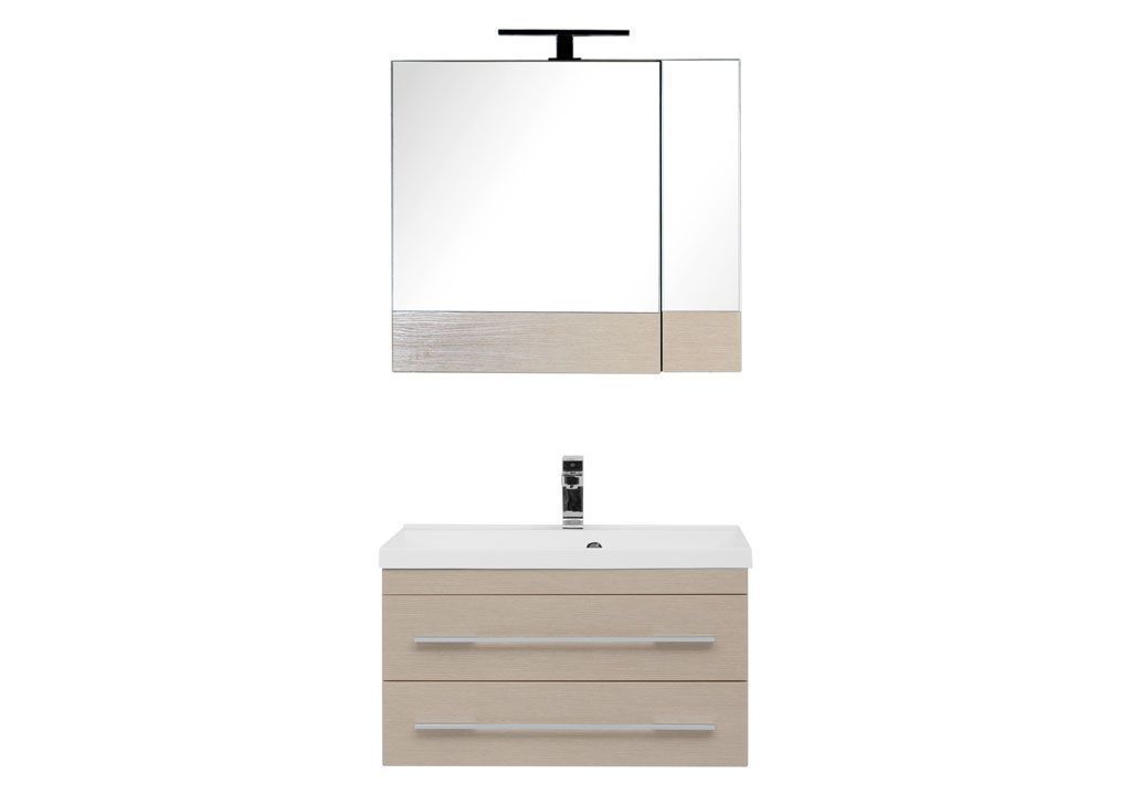 Мебель для ванной Aquanet Нота NEW 75 светлый дуб (камерино) 00231062 - Вид №2
