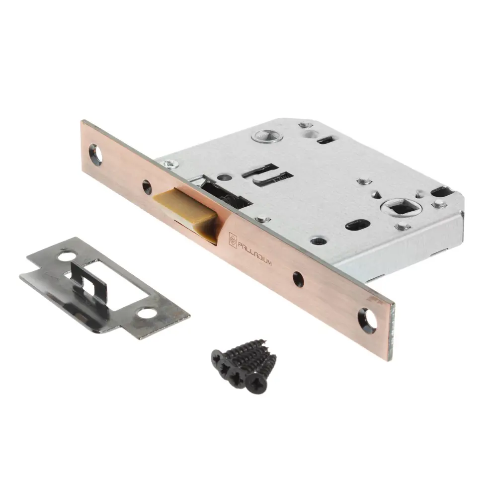 Защелка под фиксатор Palladium 470, 165x74x20 мм, сталь/ЦАМ, цвет старая медь STLM-2212051 - Вид №1