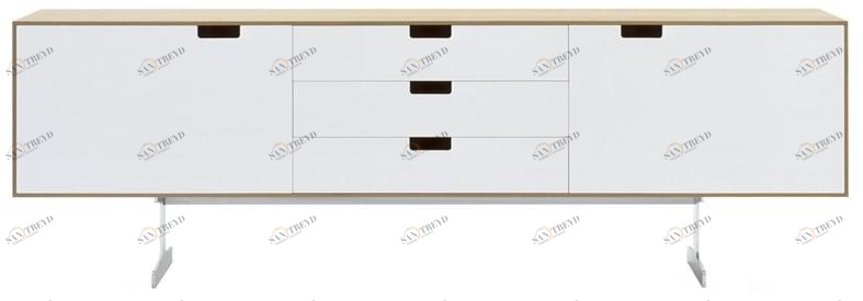 Cappellini Буфет лакированный с распашными дверцами Simplon S8_s1b 