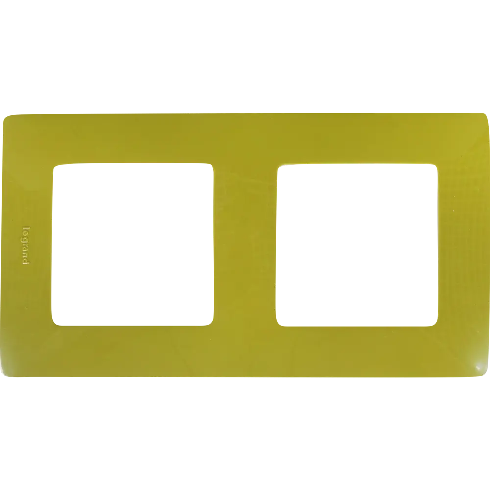 Рамка для розеток и выключателей Legrand Etika 2 поста, цвет зеленый папоротник STLM-2128358