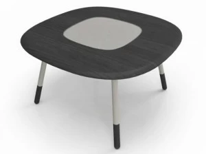 Huppé Квадратный обеденный стол из дуба и стекла Koval 2286v