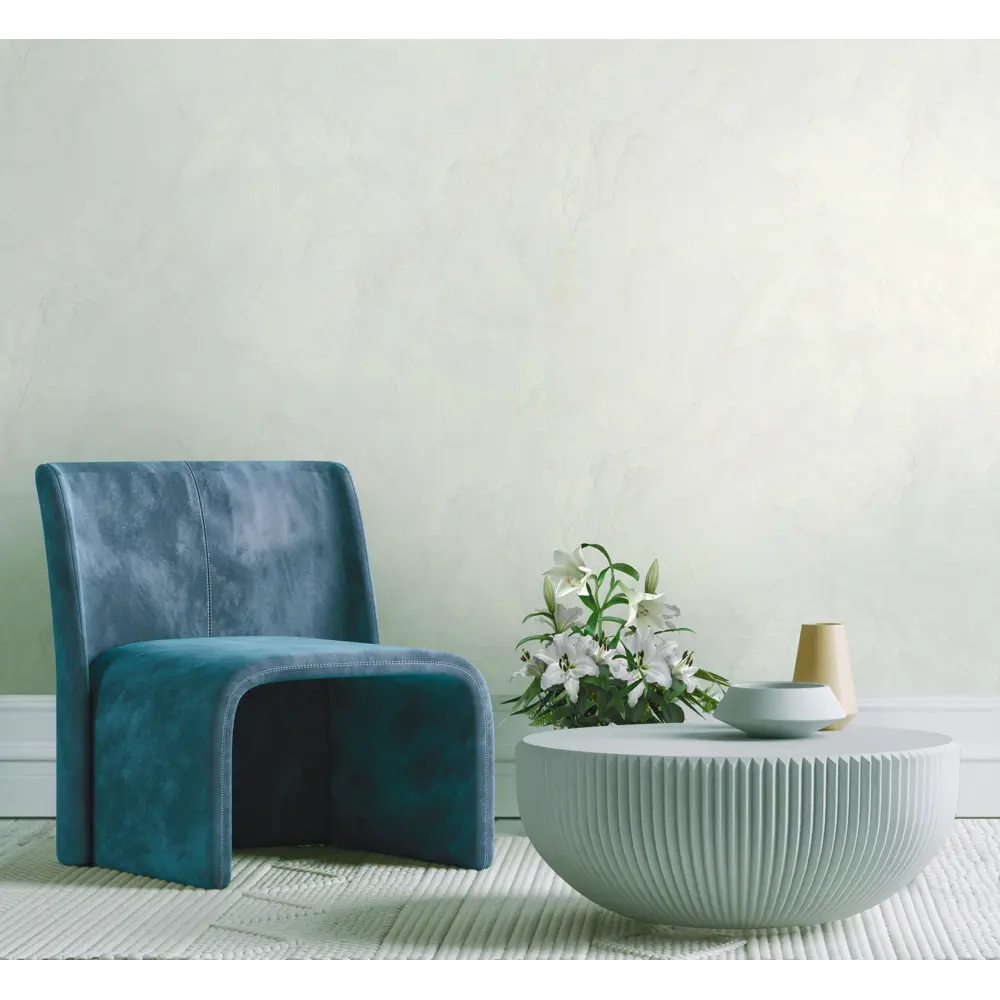 АРТЕКС Багамы: Флизелиновые обои белые с текстурой горячего тиснения 86906838 STLM-0820901 - Вид №2