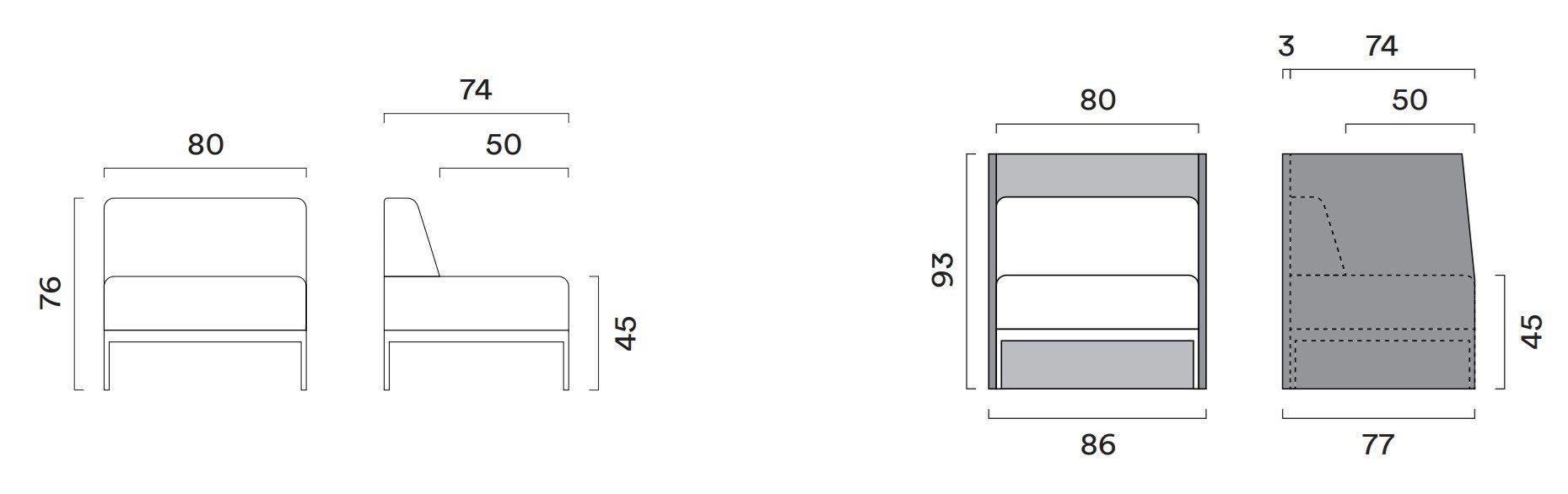Тканевое кресло FREZZA Stand By ARCH-00081827 - Вид №2