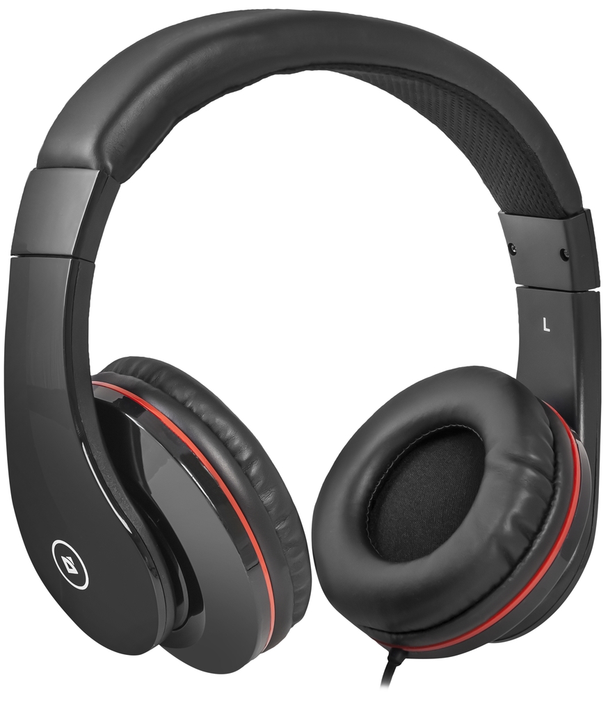 63170 гарнитура для смартфонов accord 170 черный, кабель 1,2 м Defender Santreyd  - Вид №1