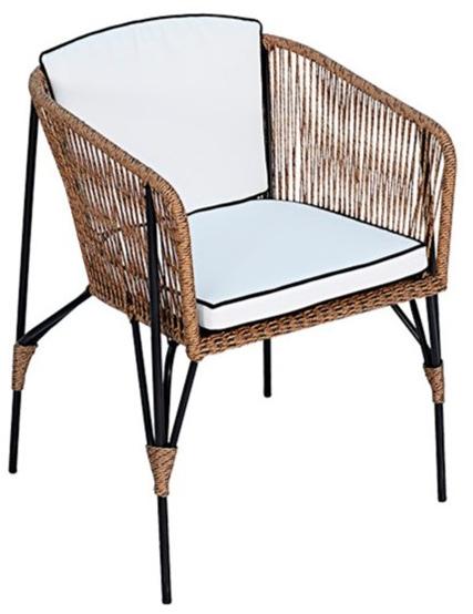 cbdesign Садовый стул из синтетического волокна с подлокотниками Lodz N068n1 - Вид №1