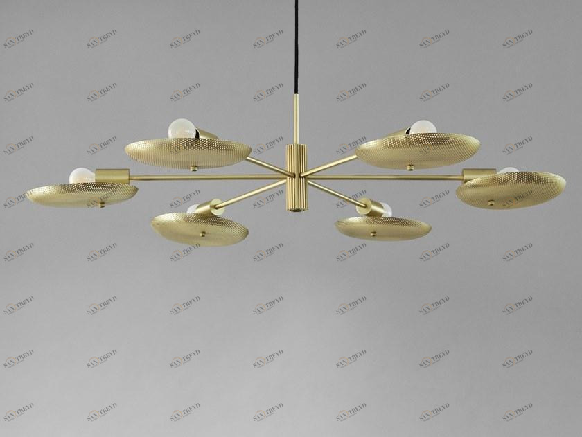 101 Copenhagen Led подвесной светильник из латуни с прямым и отраженным светом  193002 