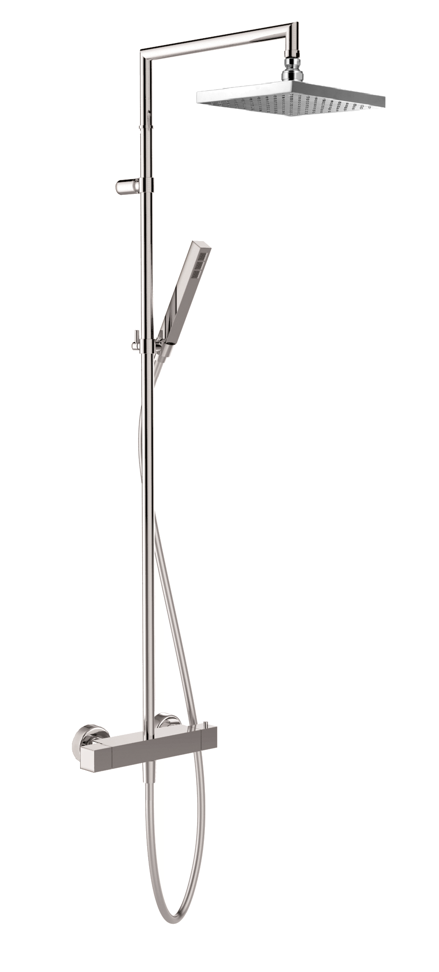 01-1220E-CR CARIMALI Телескопическая Extreme Square, душевая лейка Extreme 