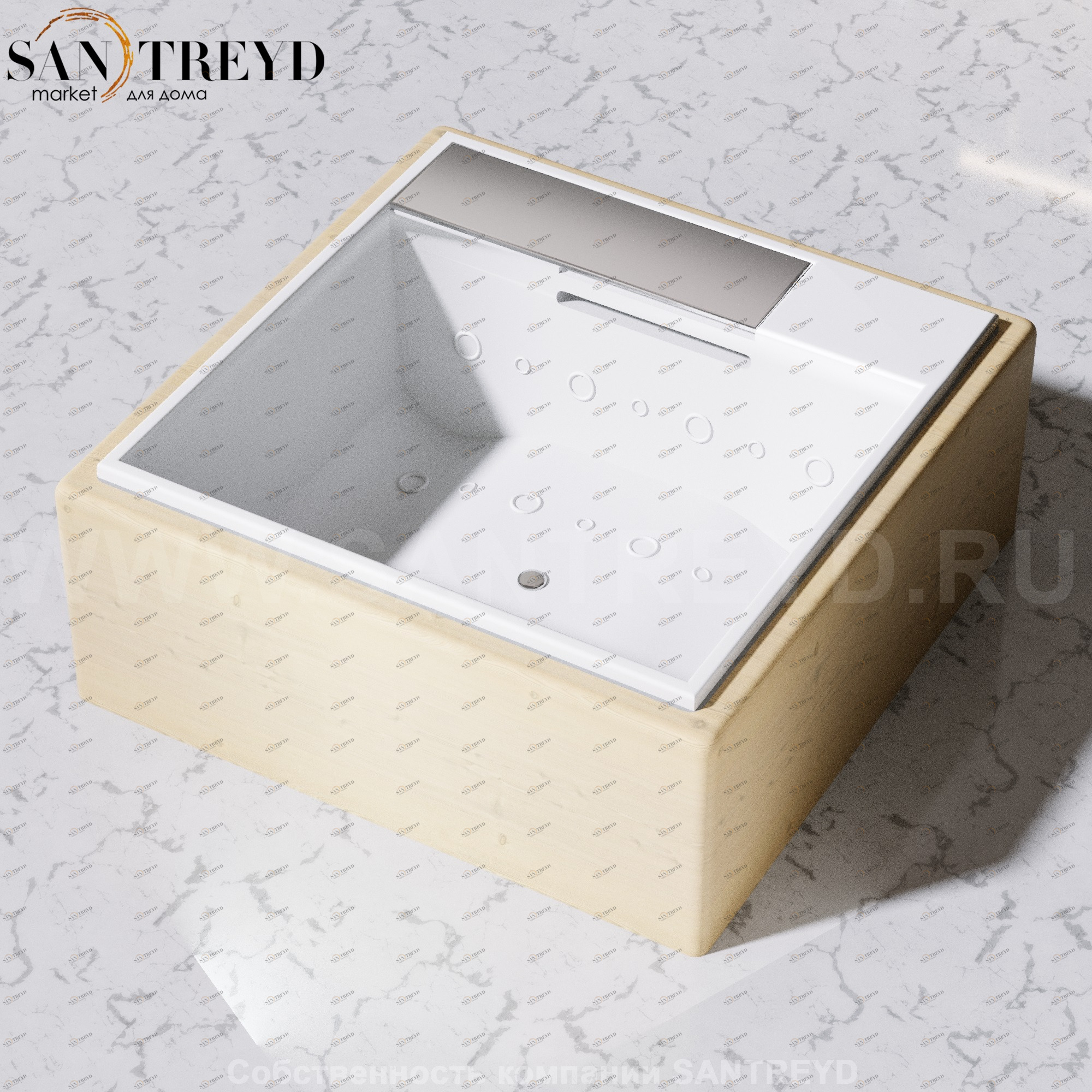 Effegibi WATERDREAM Основная структура для минибассейна из древесины окуме AD10000031