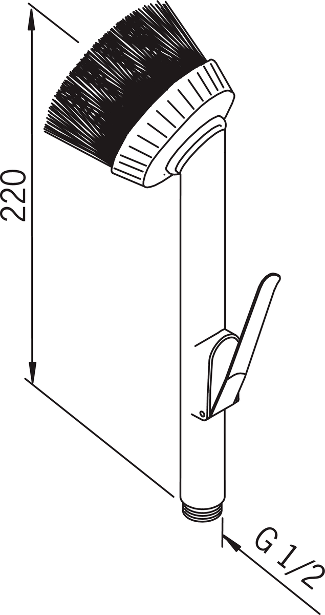 Oras 126004-11 Щетка для чистки 126004-11  Белый  - Вид №2