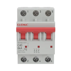 Автоматический выключатель DKC YON MD63 3P C40 А 6 кА