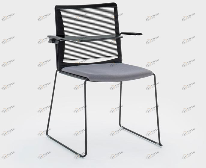 Viganò Стул для конференций Sled из ткани с клапаном Winner sun-id-1364802