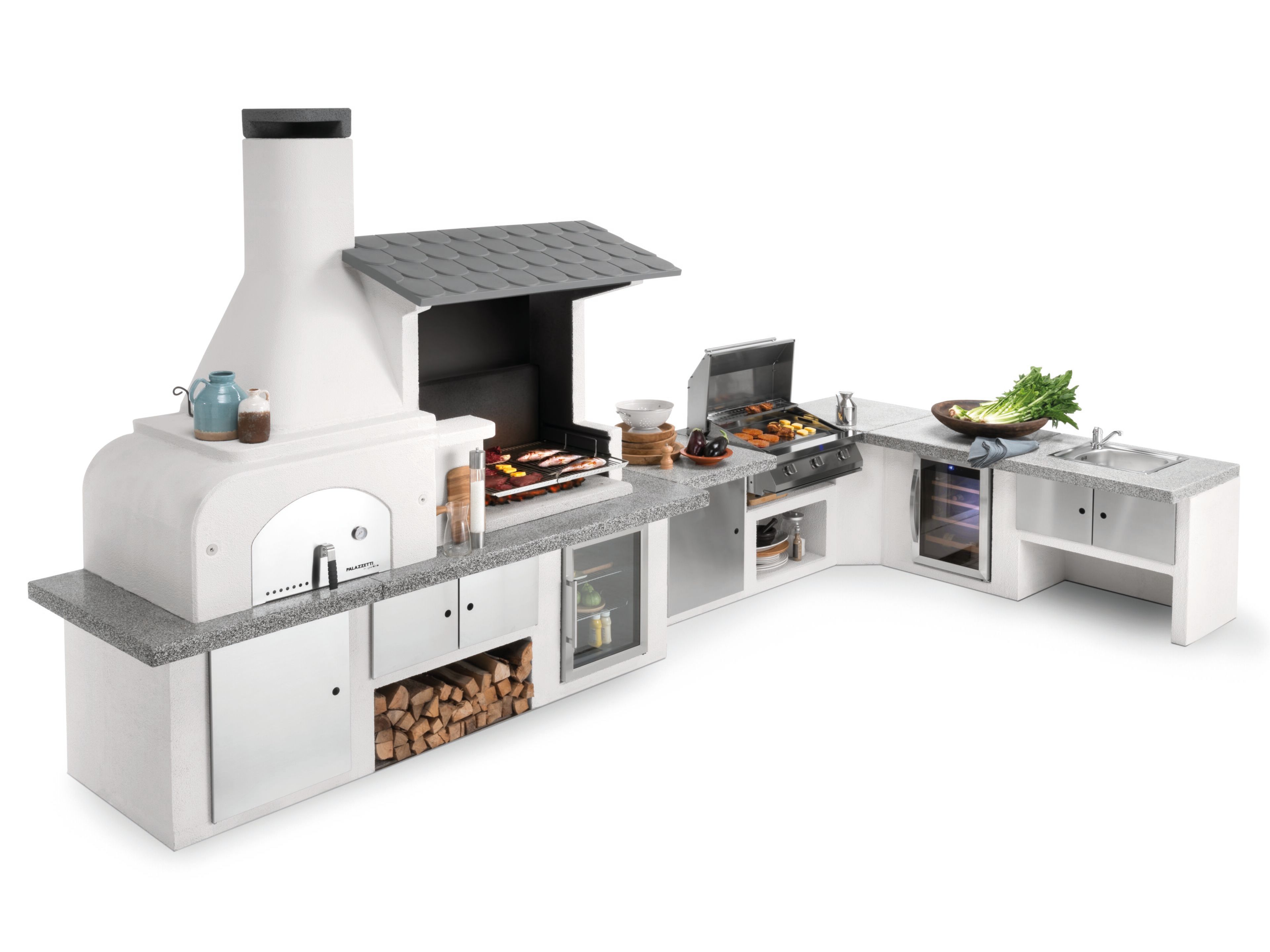 Дровяная печь на открытом воздухе PALAZZETTI ANTILLE ARCH-00049622 - Вид №1