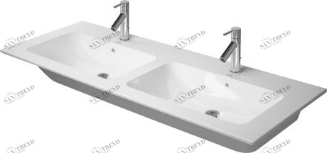 2336130000 Подвесная раковина настенная овальная Duravit ME BY STARCK