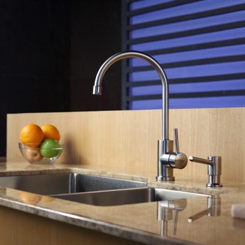 KHU123-32-KPF2160-KSD33BN Накладная раковина на столешницу  прямоугольная Krausru  - Вид №4