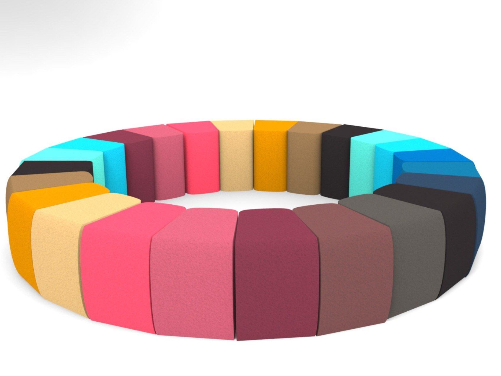 Модульный пуф из пены QM Quinze & Milan UDA ARCH-00098284 - Вид №10