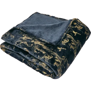 Плед Naima 150x200 см фланель цвет темно-синий