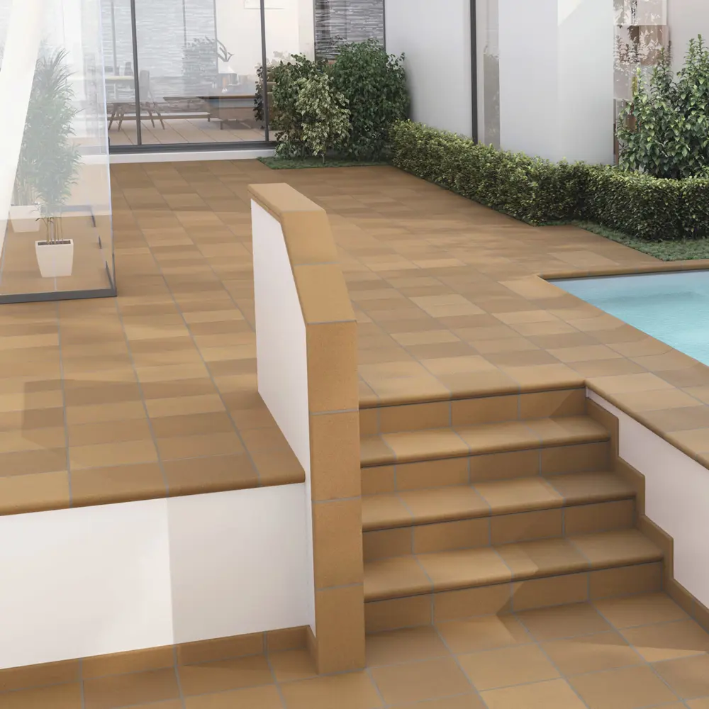 Клинкерная плитка Gresan Natural Base 33x33 см 0.76 м² цвет коричневый Santreyd STLM-2140022